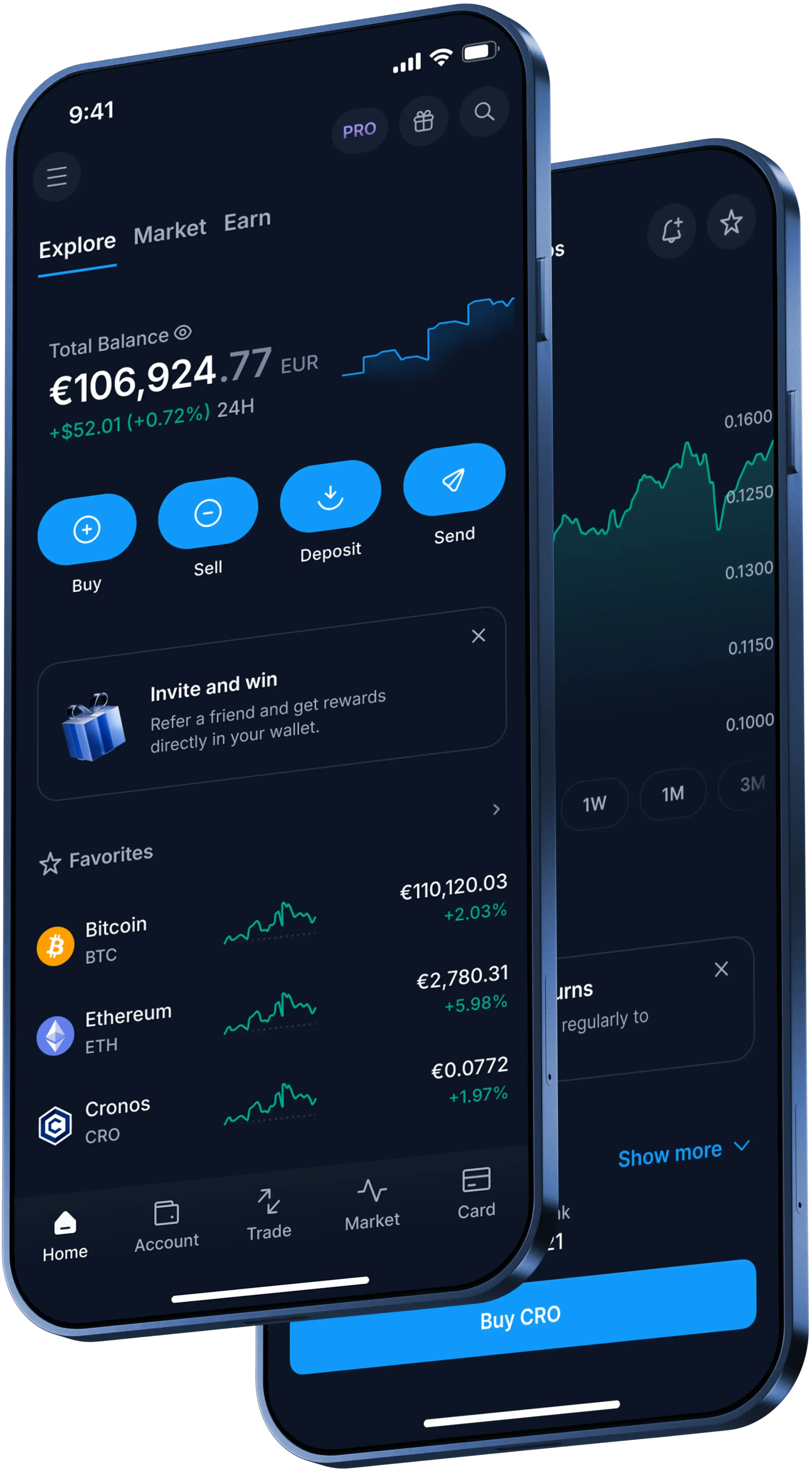 Crypto trading app